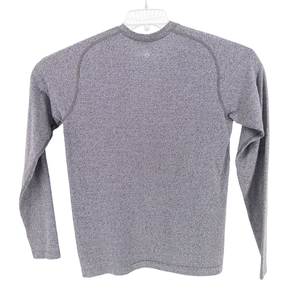 Lululemon Mens Medium Metal Vent Tech Long Sleeve Shirt Gray Heathered Running - Picture 5 of 8